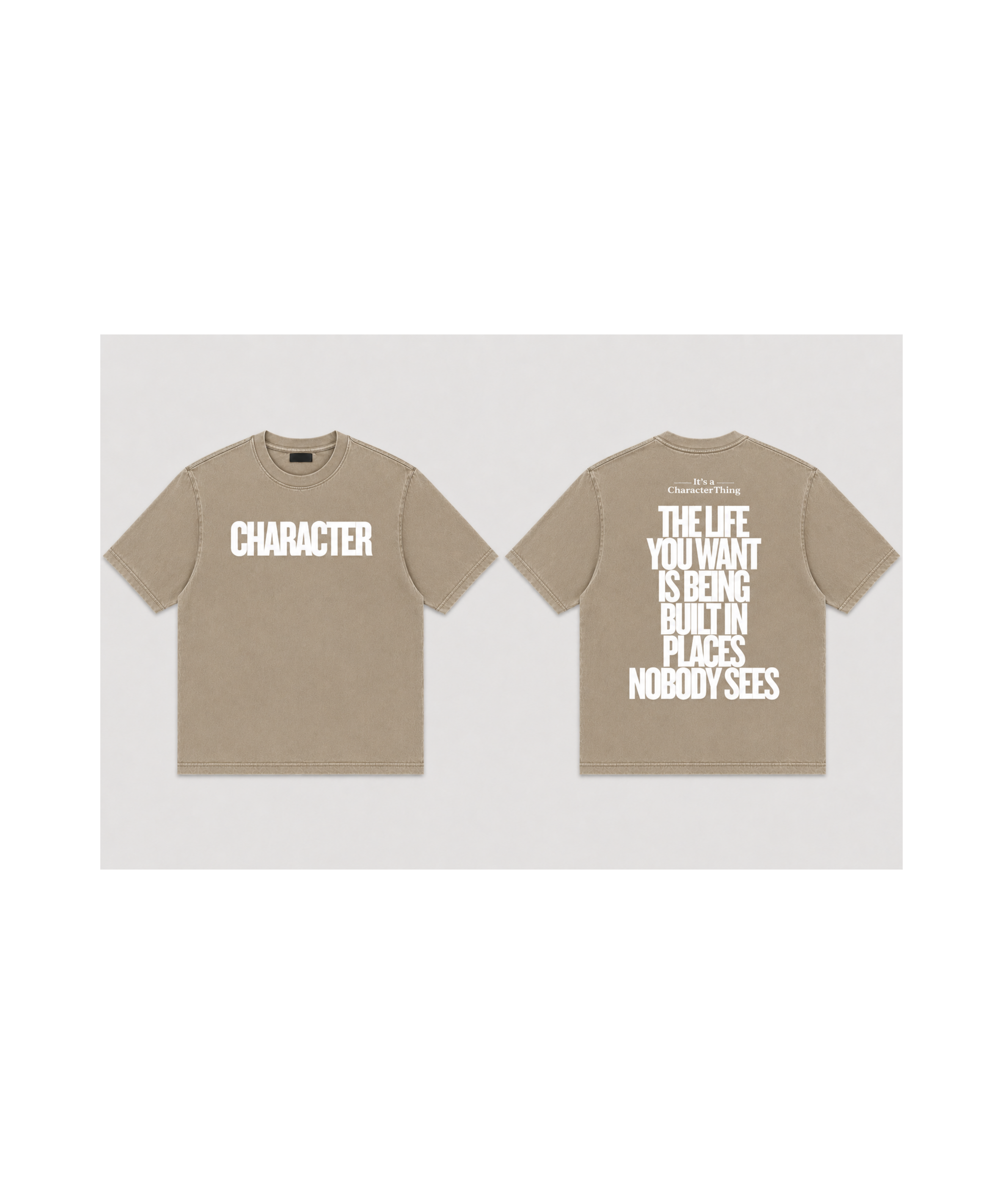 Character Heavyweight Streetwear Tee | It’s A Character Thing