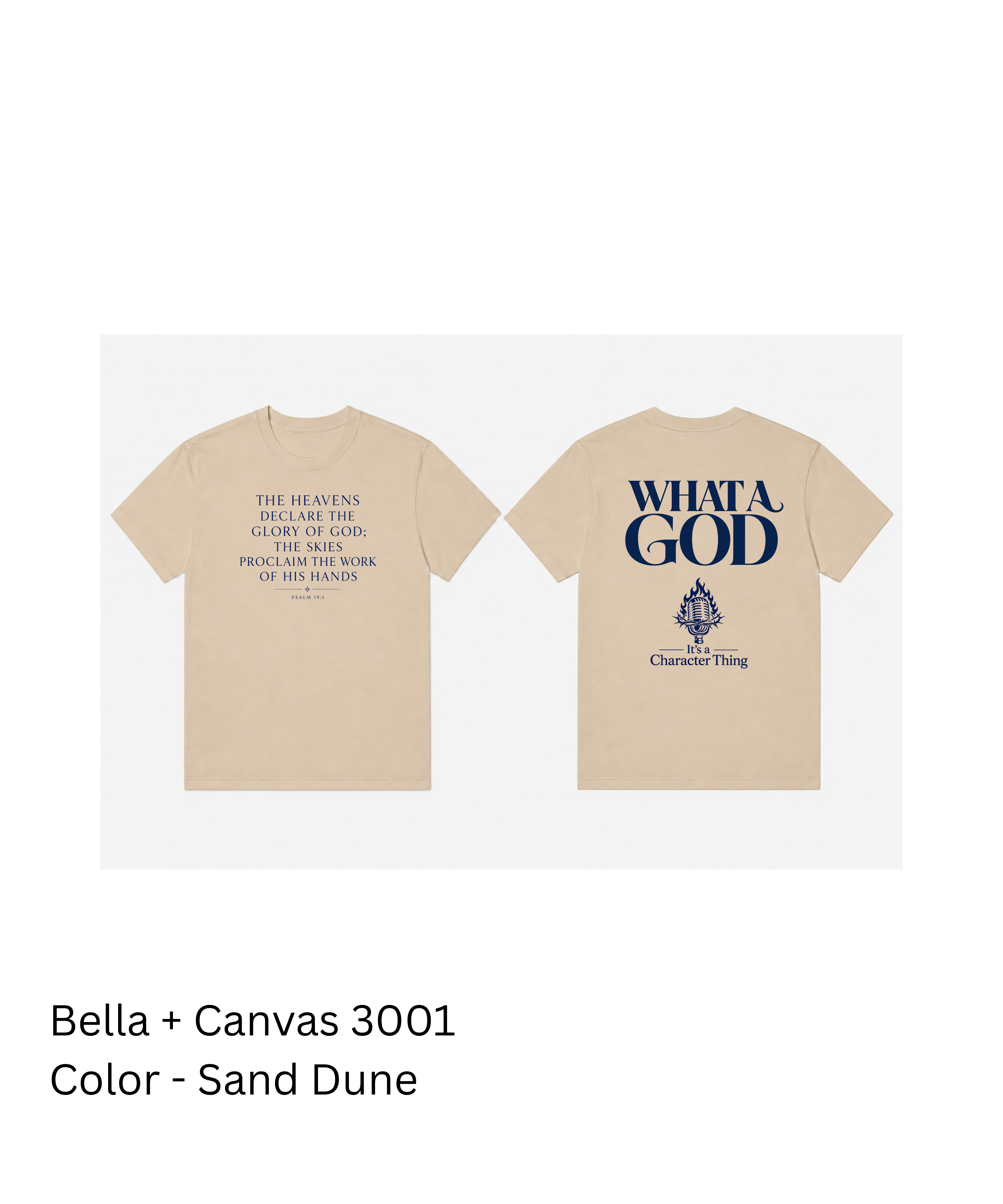 WHAT A GOOD Heavyweight Streetwear Tee | It's A Character Thing