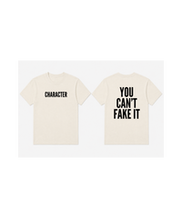 Can't Fake It Heavyweight Tee | It’s A Character Thing