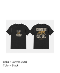 LEAD OR FOLLOW Heavyweight Streetwear Tee | It’s A Character Thing