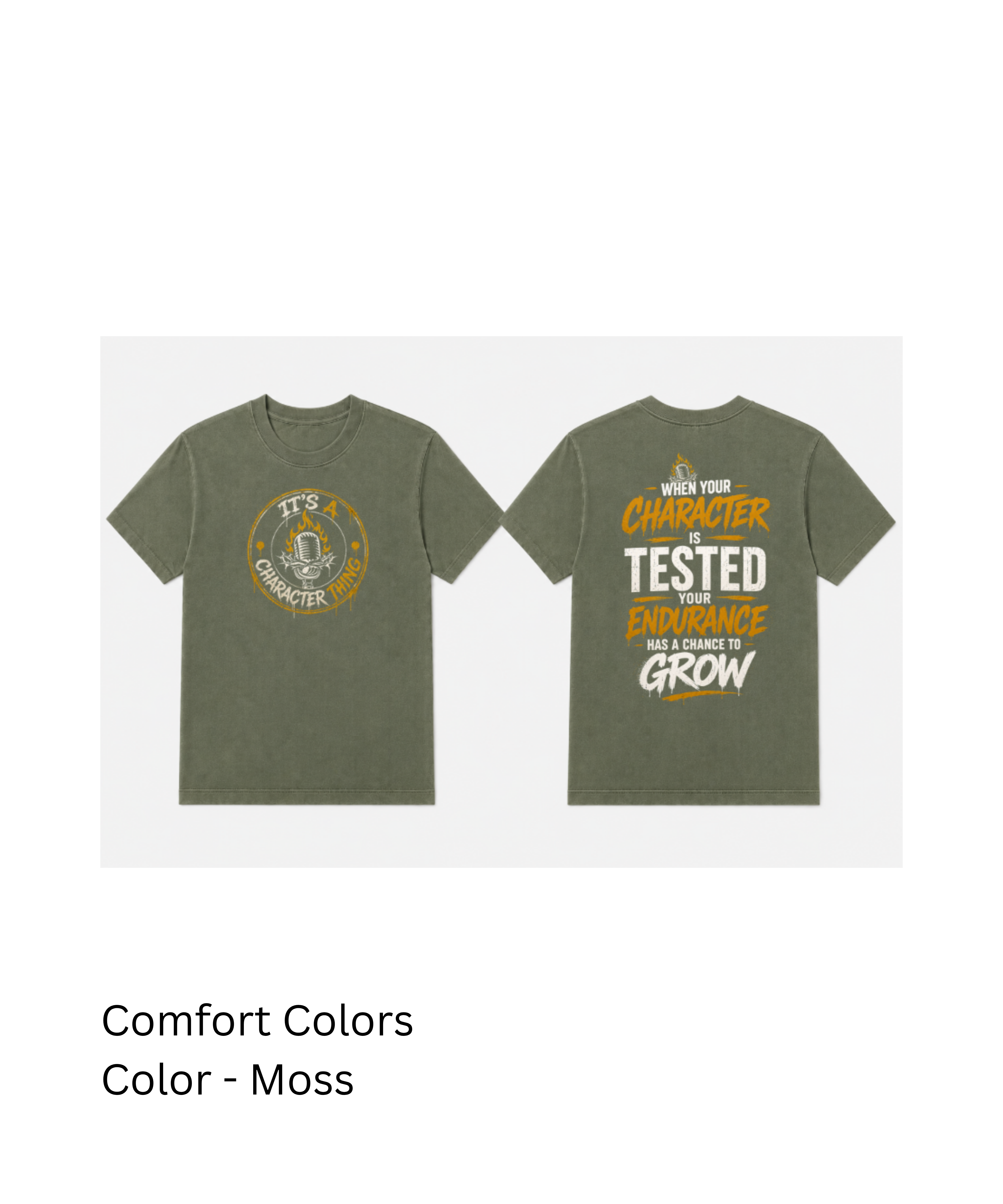 CHANCE TO GROW Heavyweight Streetwear Tee | It's A Character Thing