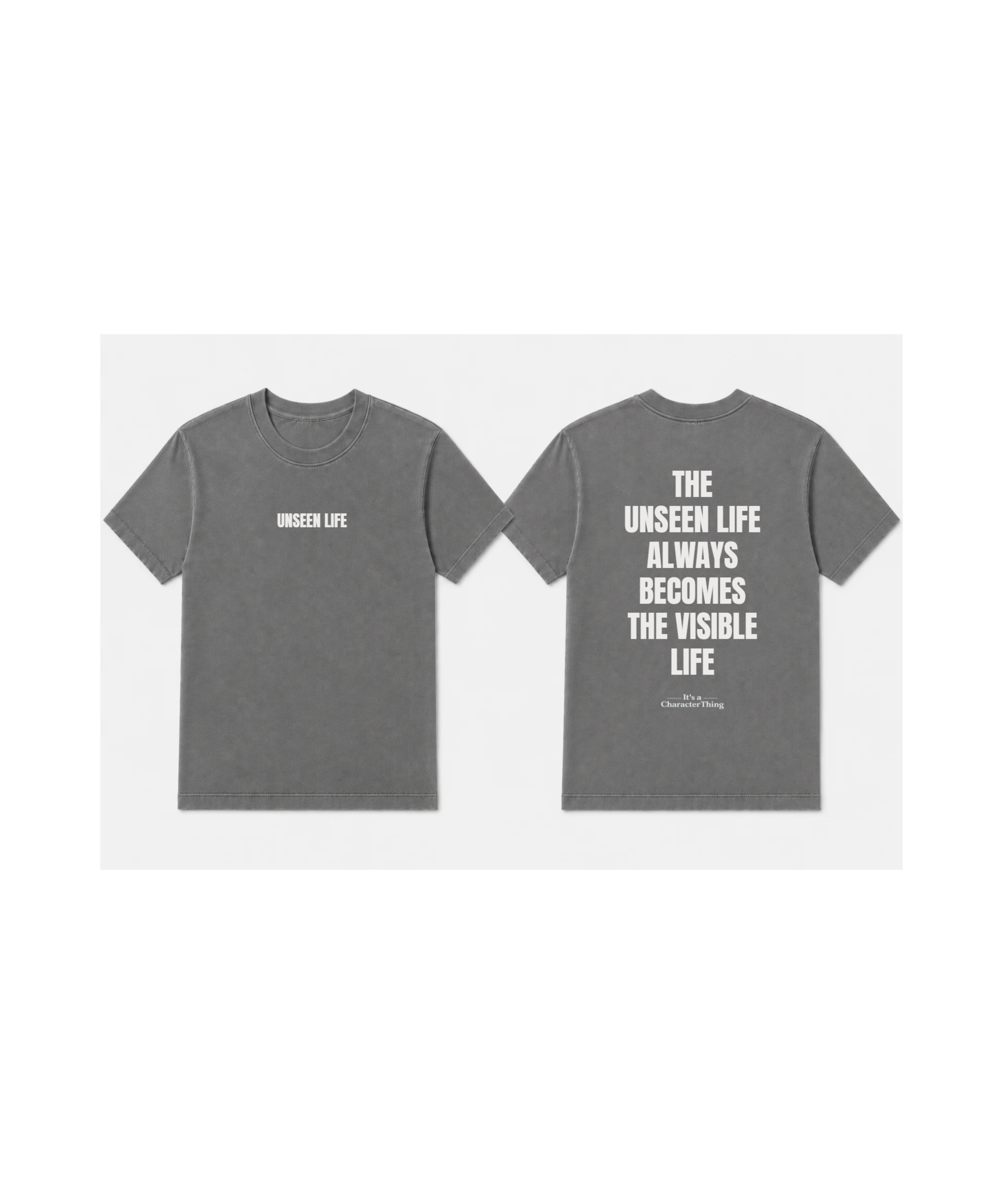 Unseen Life Premium Soft Tee | It’s A Character Thing
