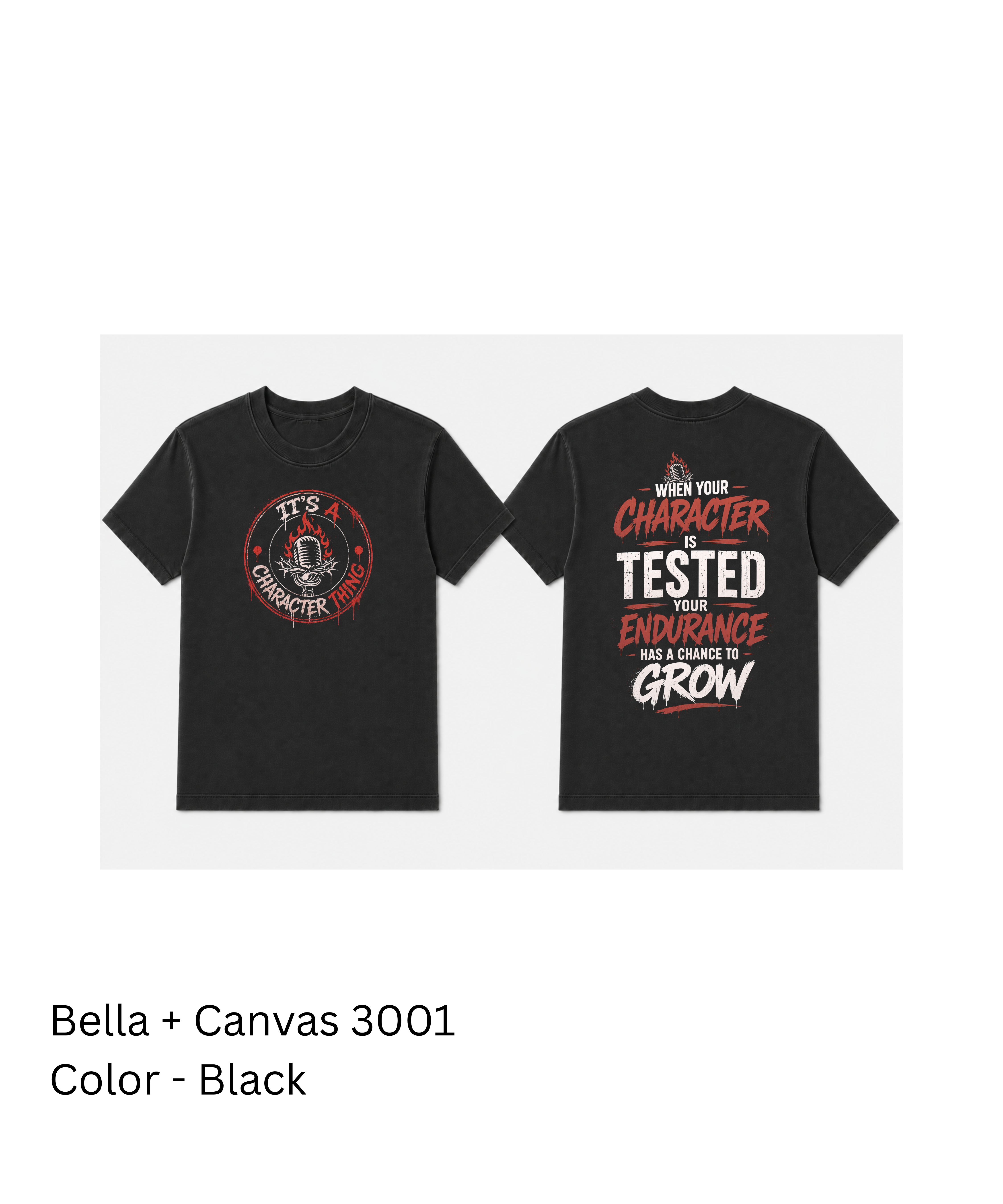 CHANCE TO GROW Heavyweight Streetwear Tee | It’s A Character Thing