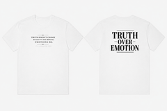 TRUTH OVER EMOTION Heavyweight Garment-Dyed Tee | It's A Character Thing