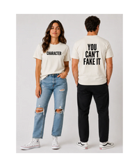 CAN'T FAKE IT Premium Soft Tee | It's A Character Thing