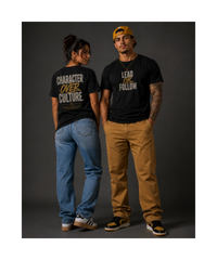 LEAD OR FOLLOW Heavy weight Streetwear Tee | It’s A Character Thing