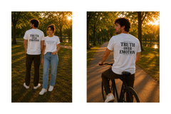 TRUTH OVER EMOTION Premium Soft Tee | It's A Character Thing