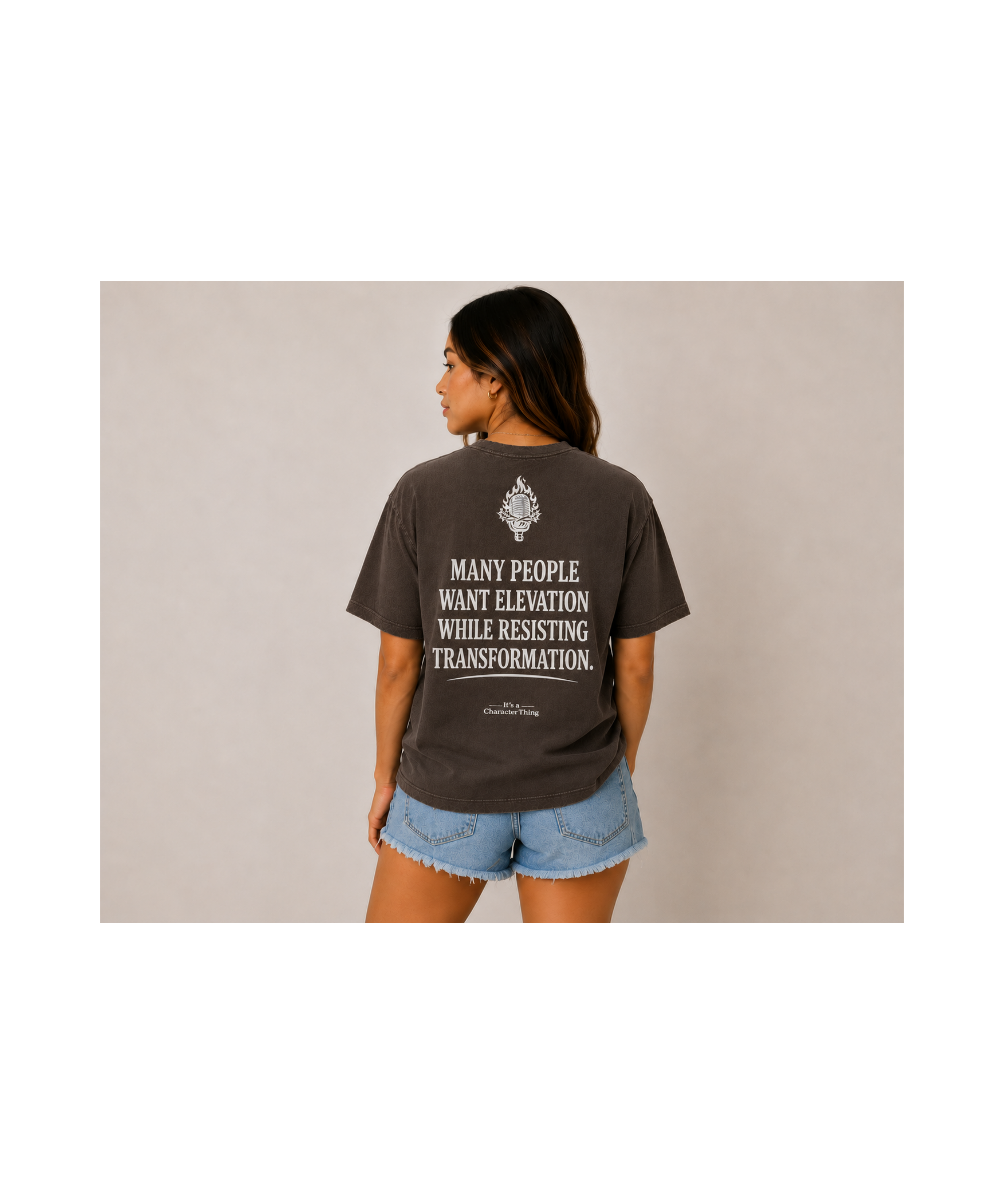 ROMANS 12:2 Heavyweight Streetwear Tee | It's A Character Thing