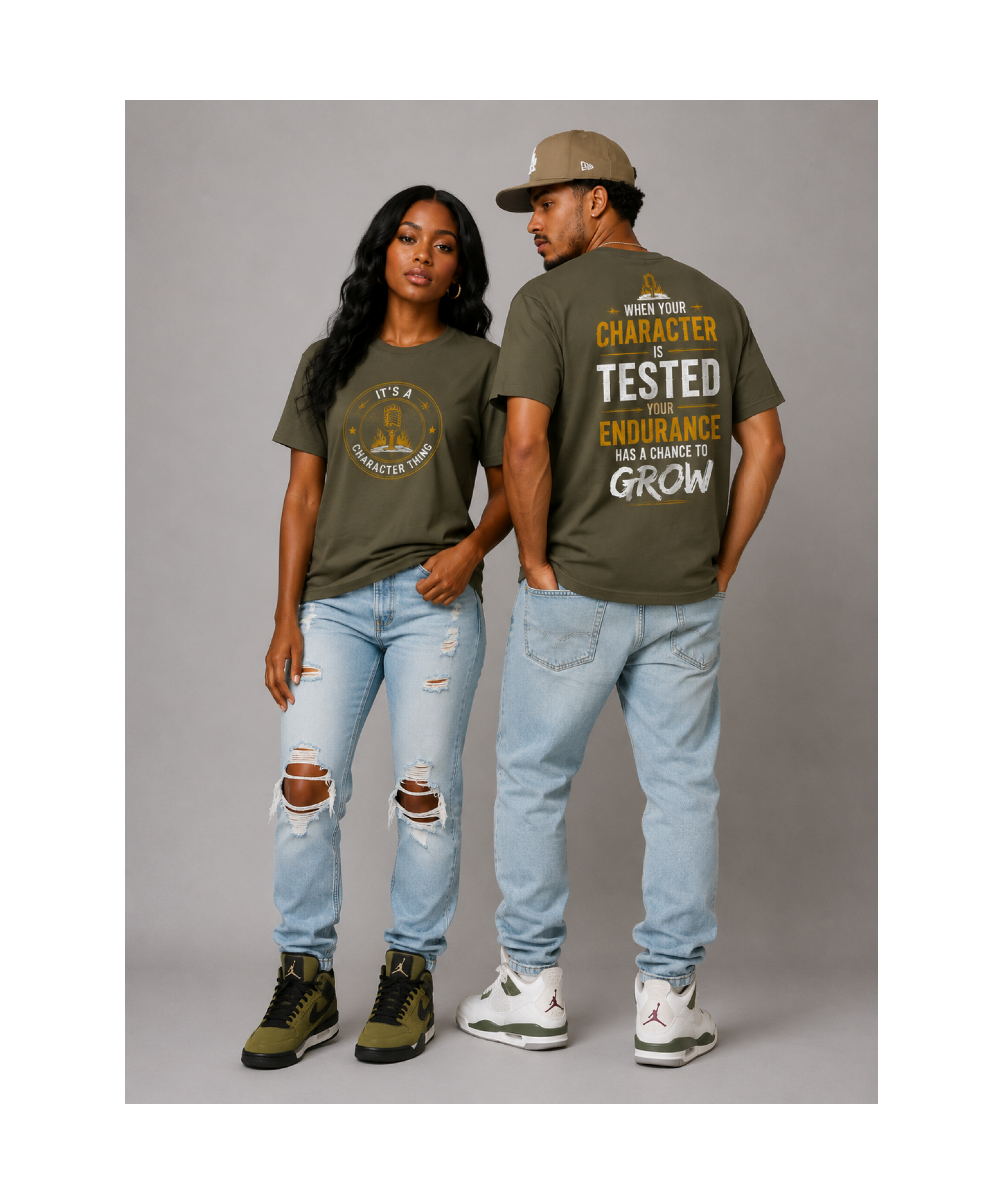 CHANCE TO GROW Heavyweight Streetwear Tee | It's A Character Thing