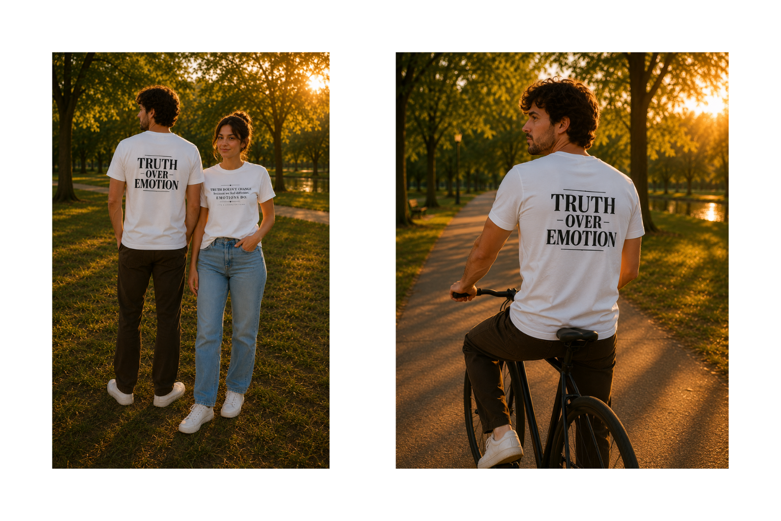 TRUTH OVER EMOTION Heavyweight Garment-Dyed Tee | It's A Character Thing
