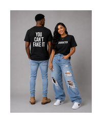 YOU CAN'T FAKE IT Premium Soft Tee | It’s A Character Thing