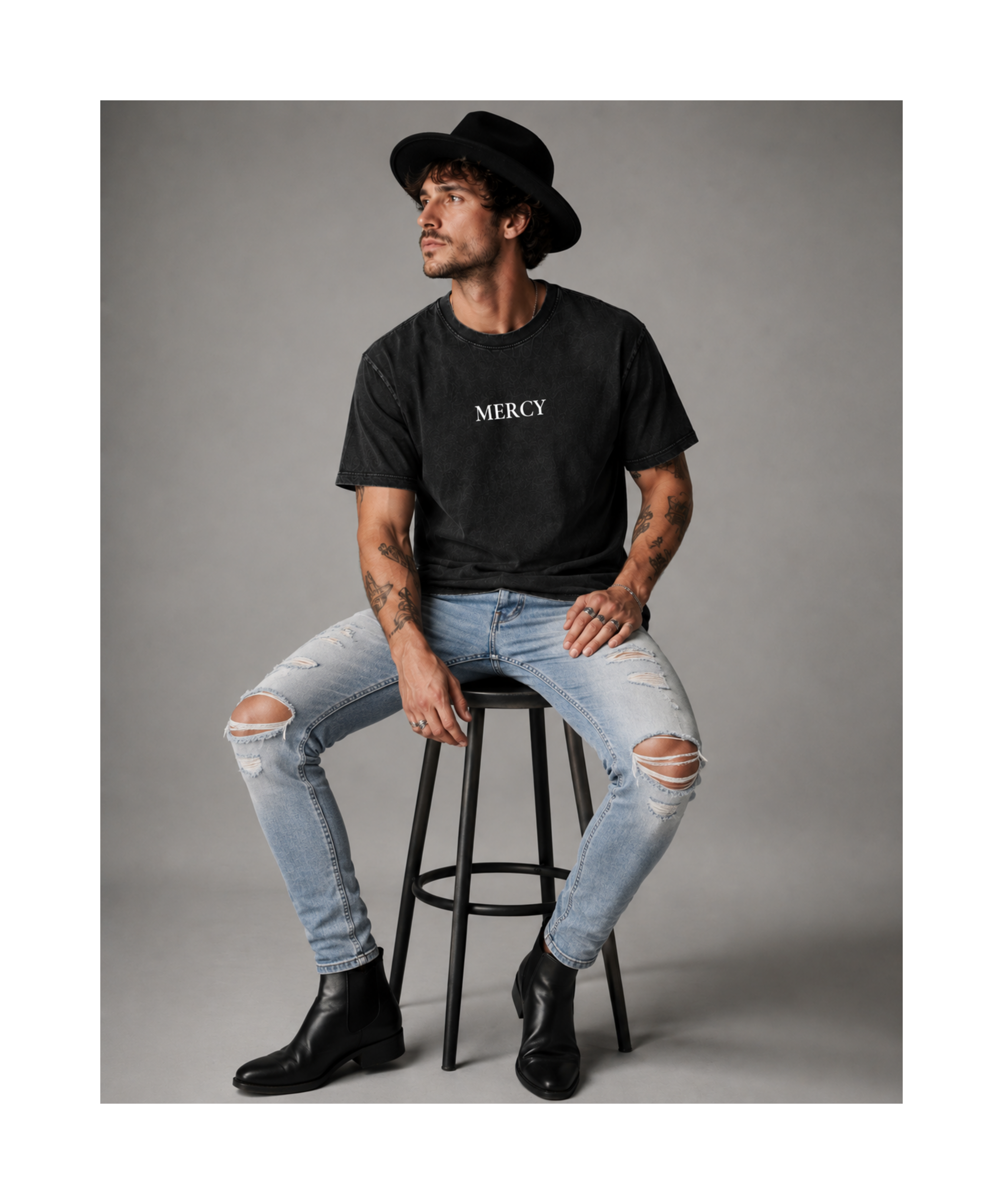 MERCY Heavyweight Garment-Dyed Tee | It’s A Character Thing