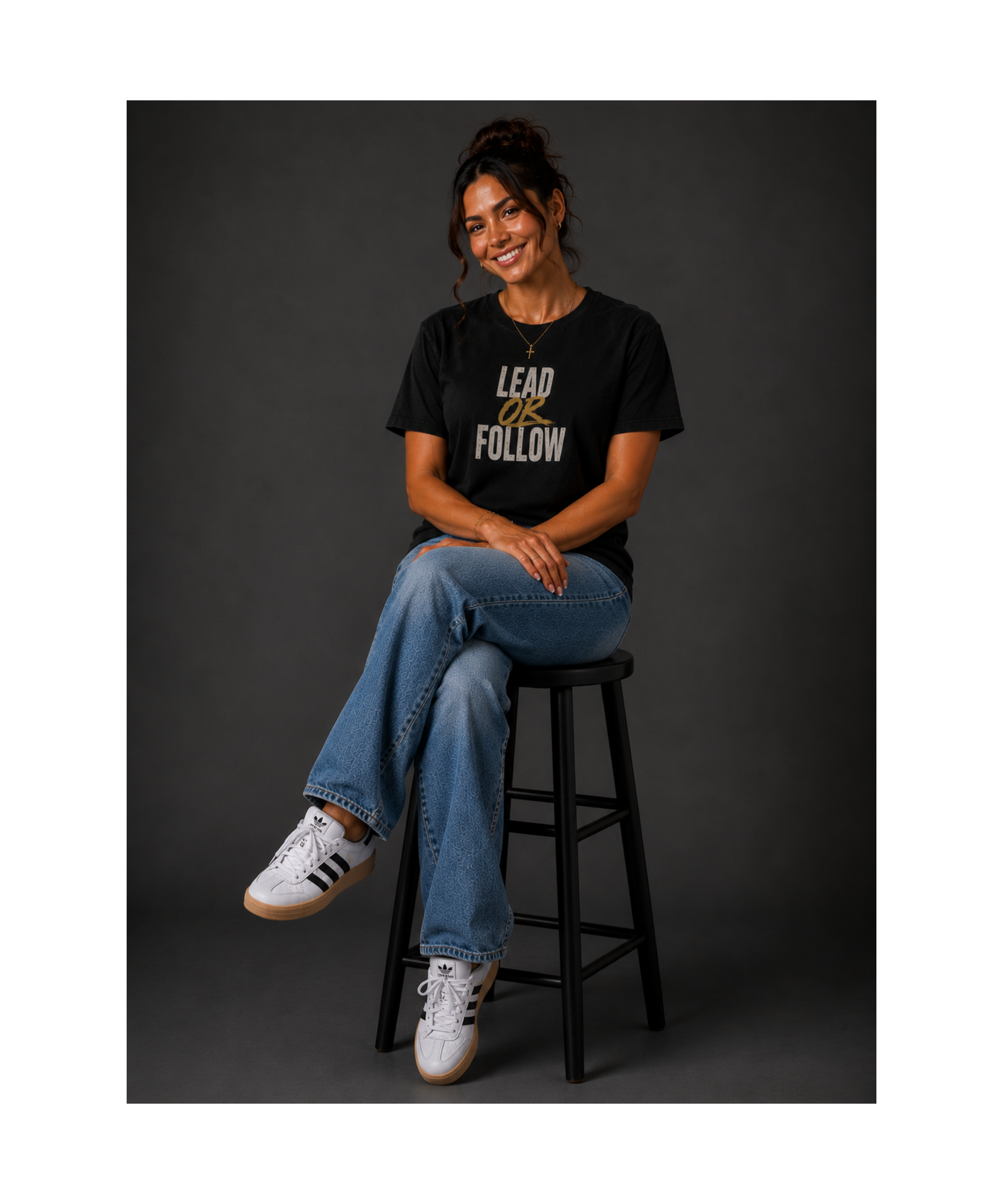 LEAD OR FOLLOW Heavy weight Streetwear Tee | It’s A Character Thing