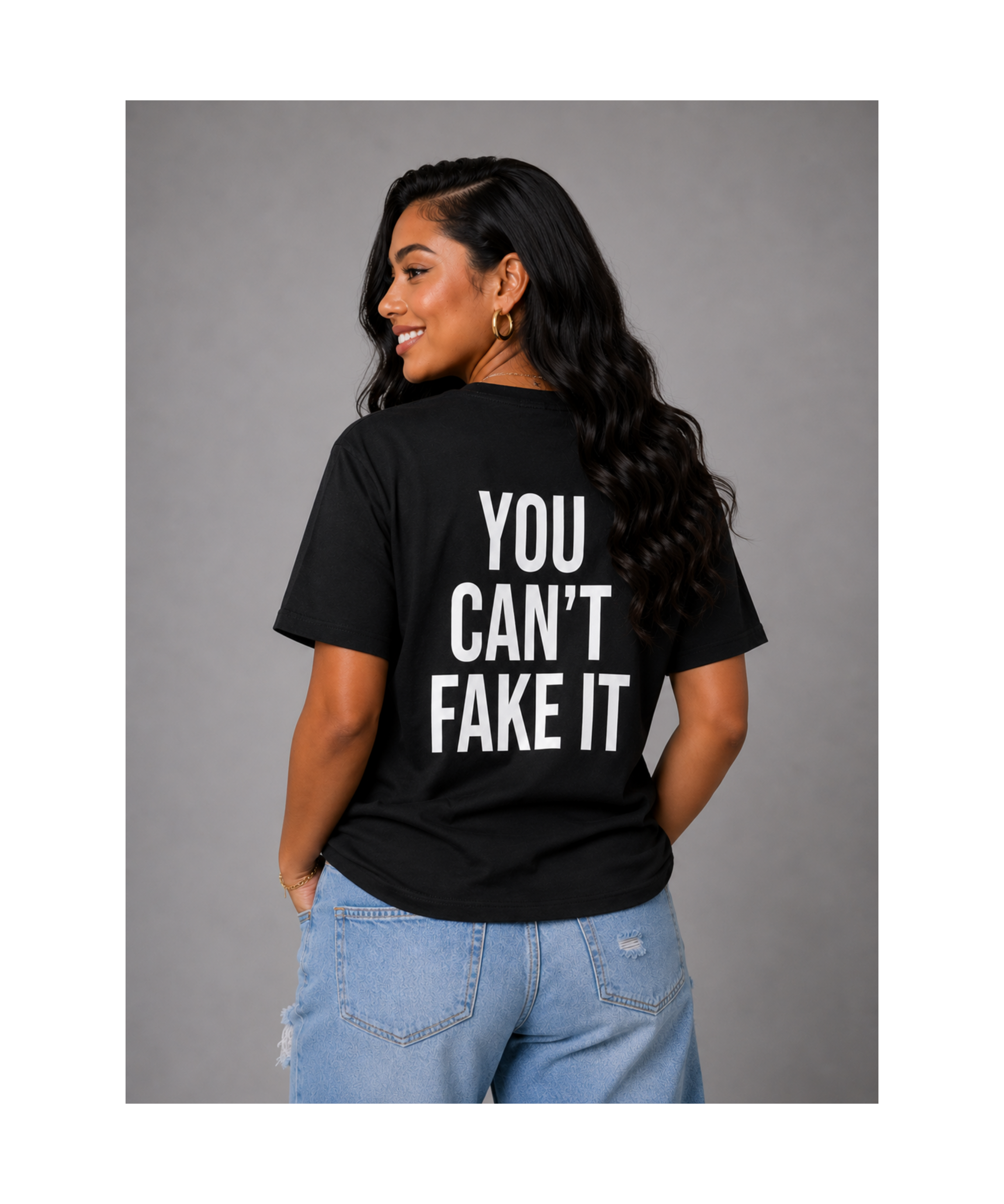 YOU CAN'T FAKE IT Heavyweight Garment-Dyed Tee | It's A Character Thing