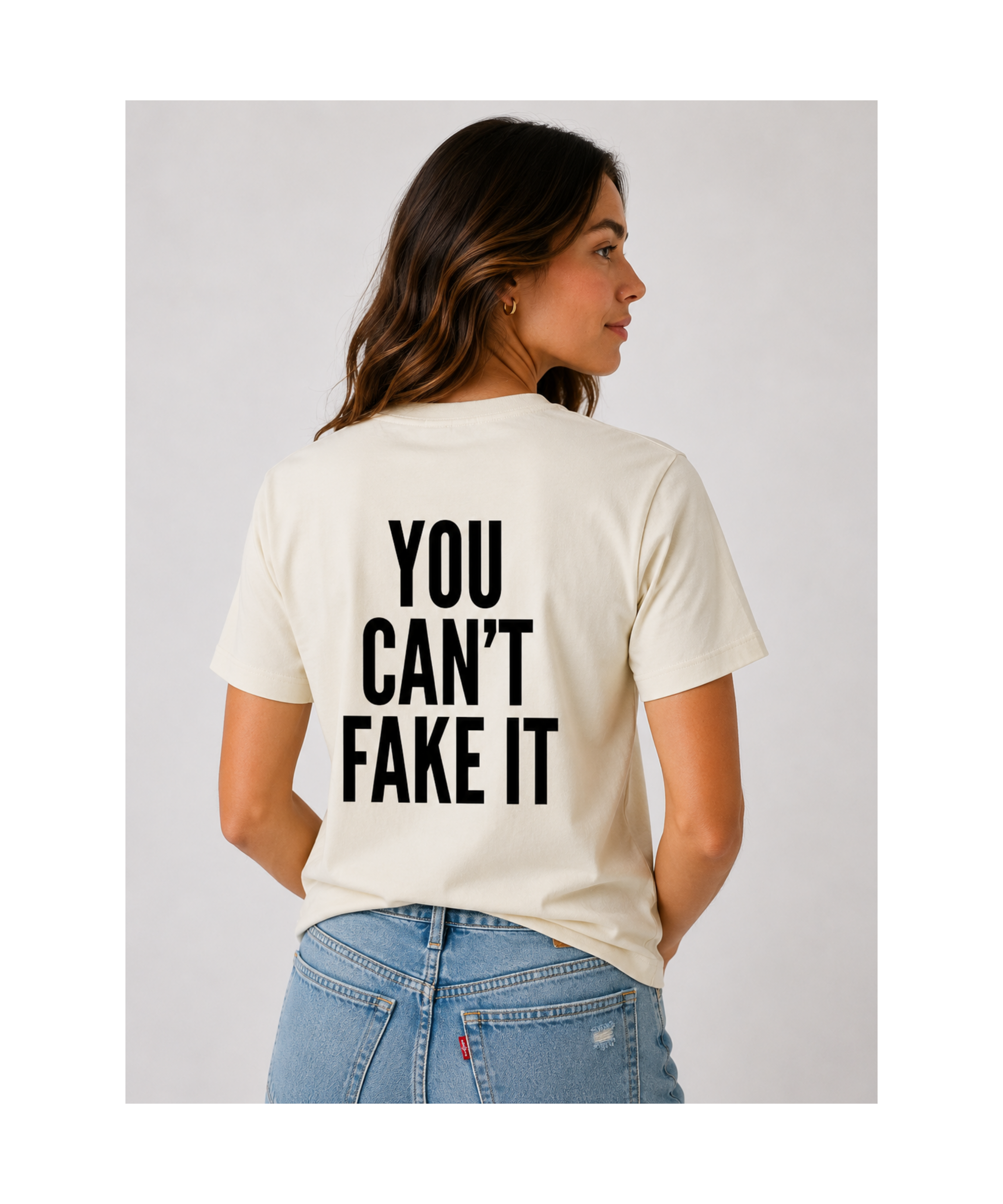 Can't Fake It Heavyweight Tee | It’s A Character Thing