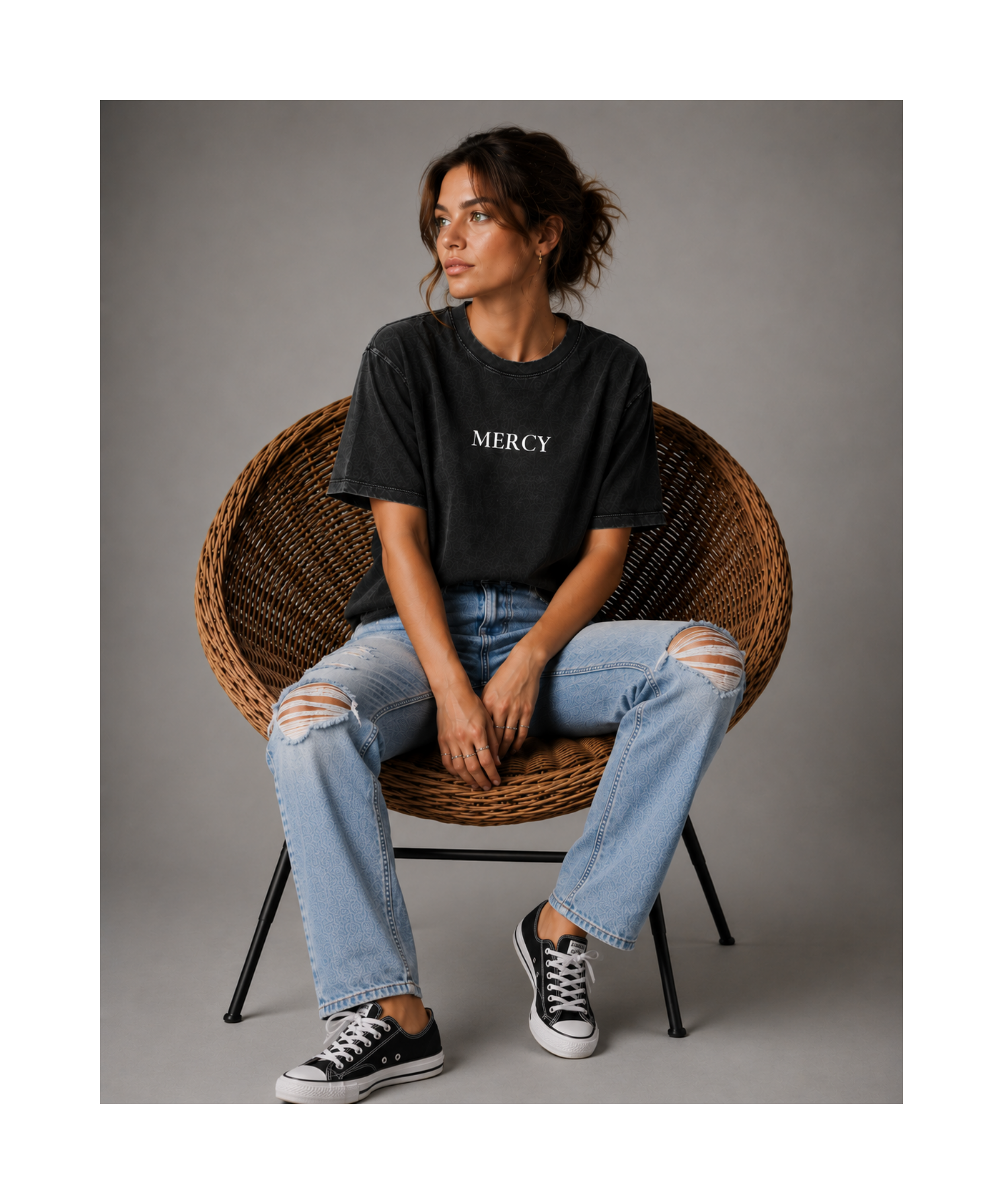 MERCY Heavyweight Garment-Dyed Tee | It’s A Character Thing