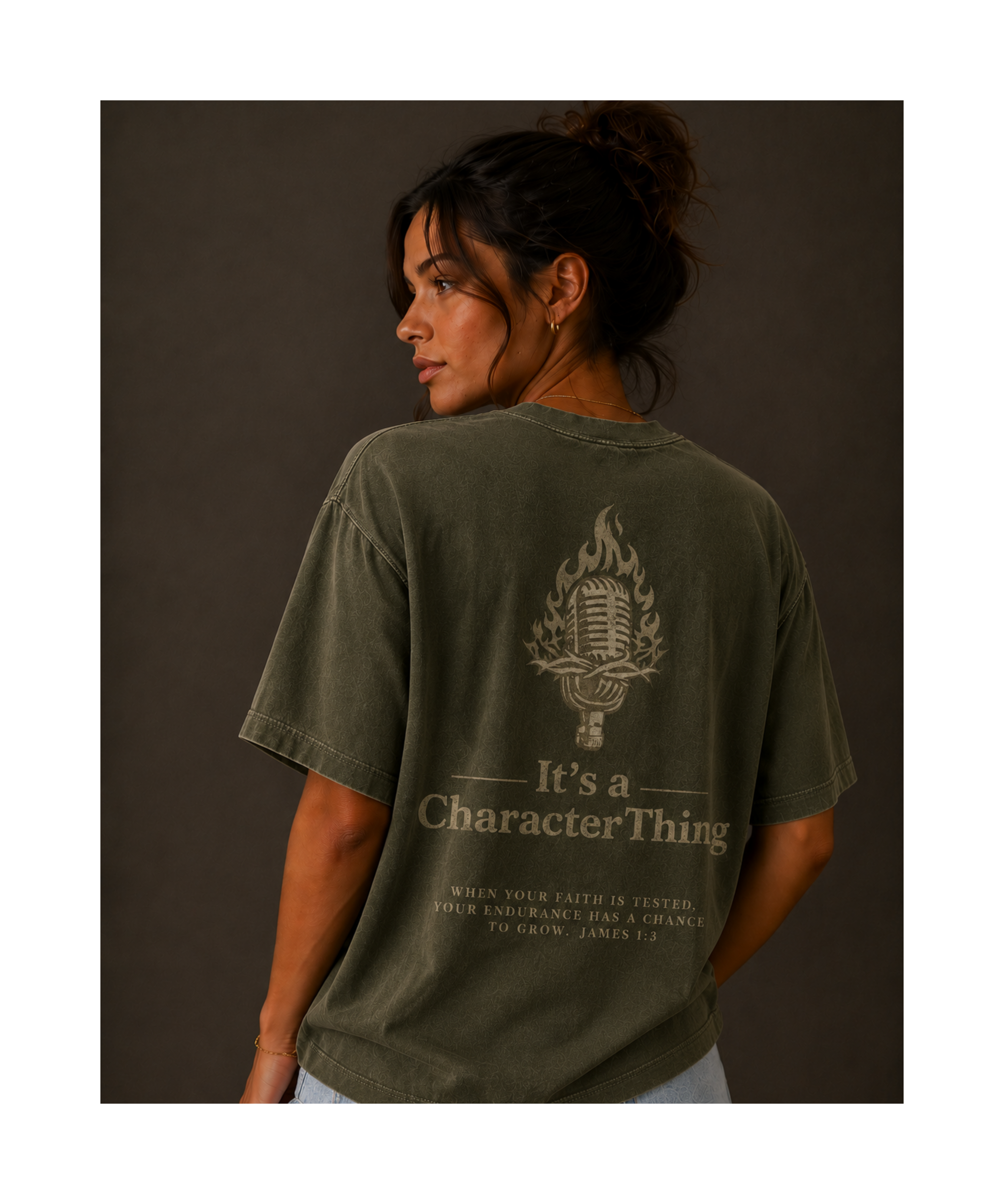 CHARACTER REVEALED Heavyweight Garment-Dyed Tee | It's A Character Thing